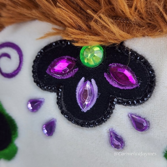 CUSTOM 💎 BENNY 🐾 Day of the Dead Bigfoot Original Squishmallow NWT - Picture 7 of 7